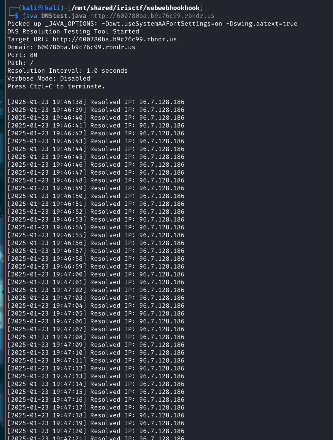 DNS test